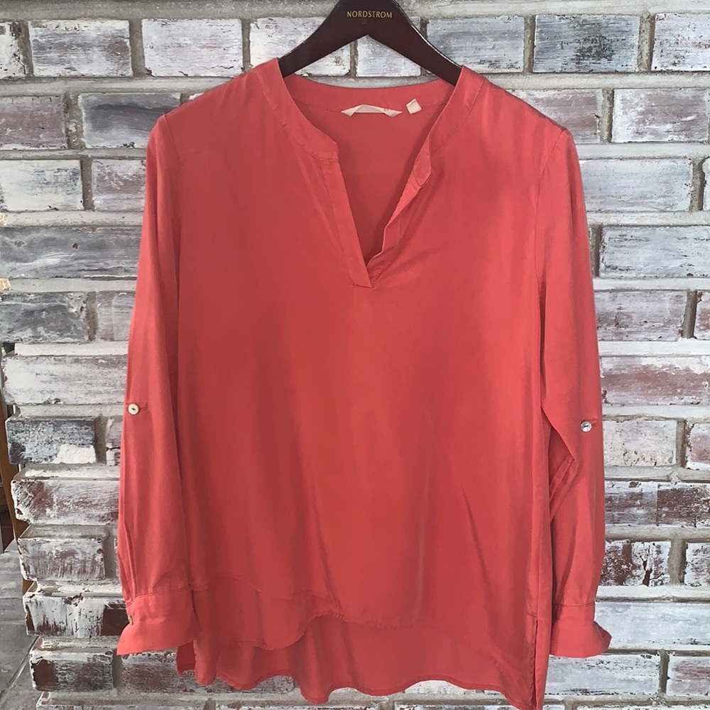 Soft Surroundings tunic, long sleeve, PM. Great condition!